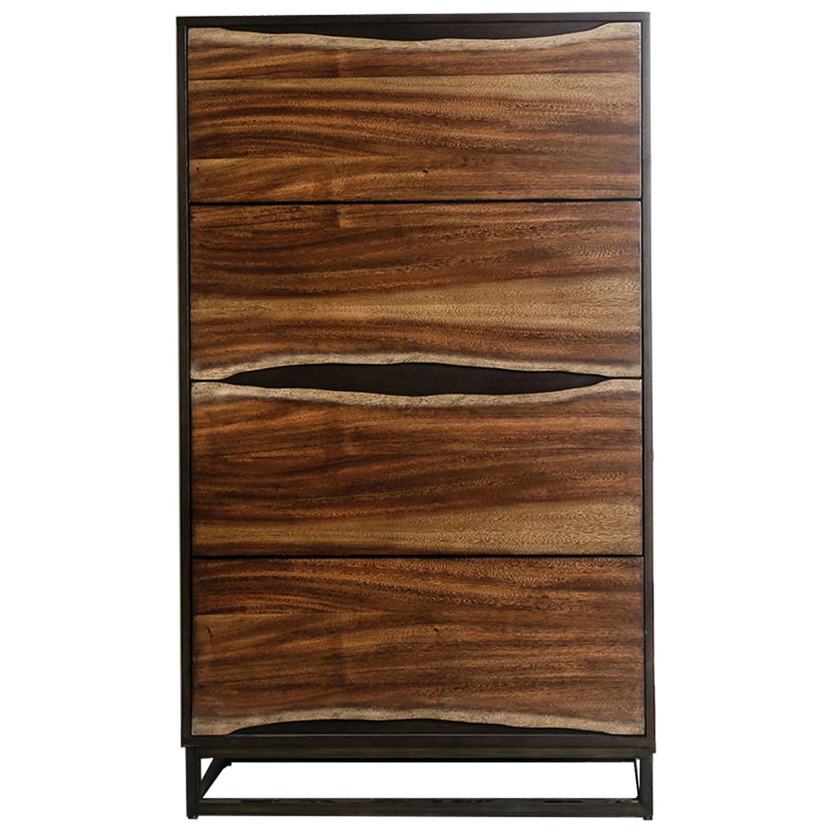 4 Drawer Wood Paneling Chest T378