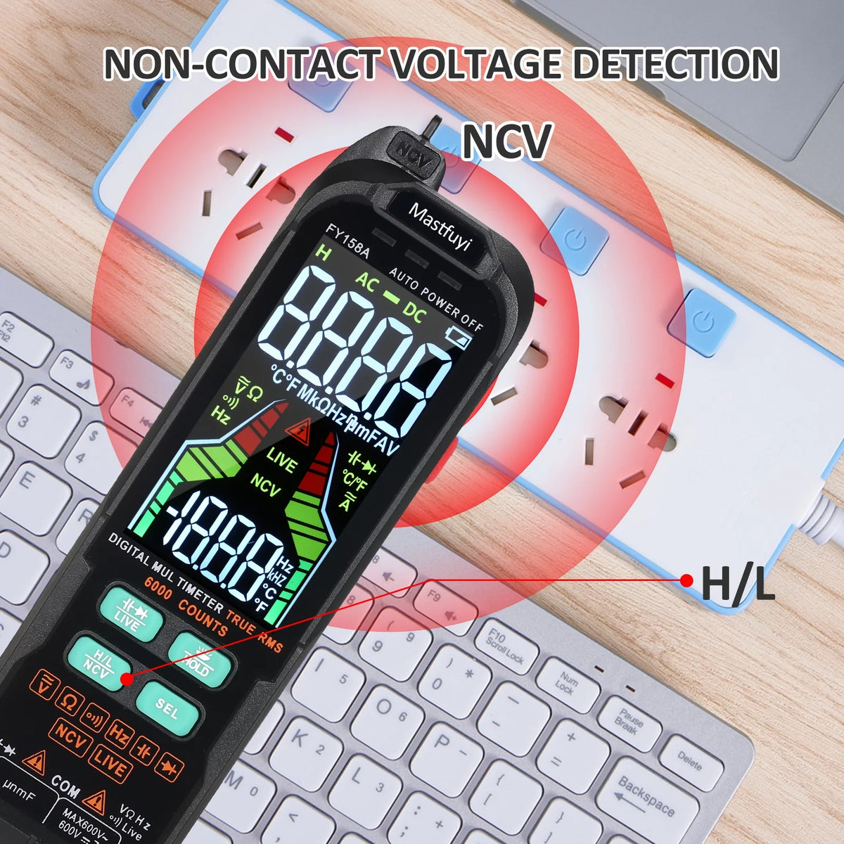 Digital Multimeter with Backlight M358