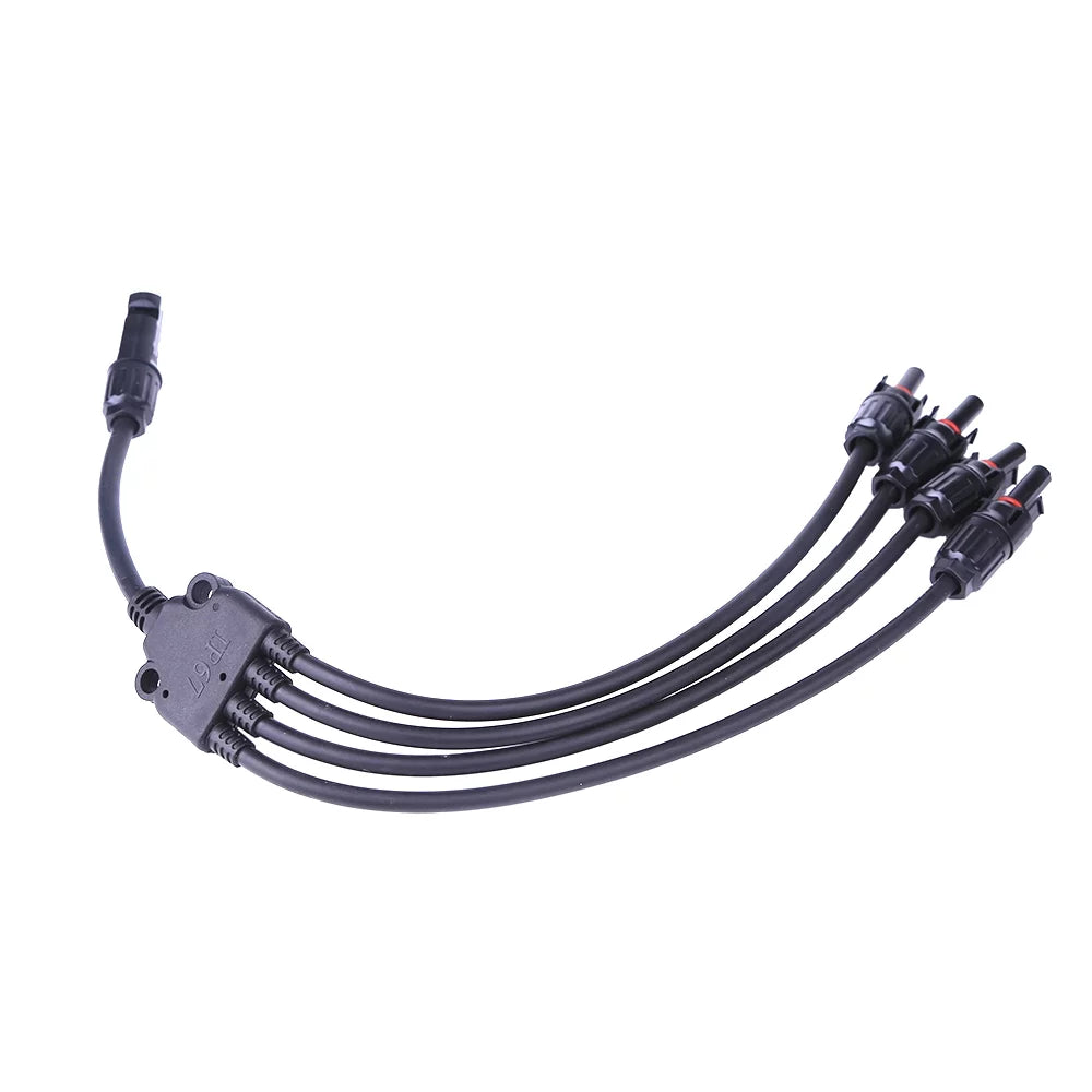 Y Type 1 to 4 MC4 Solar Panel Cable Connectors 30A H787