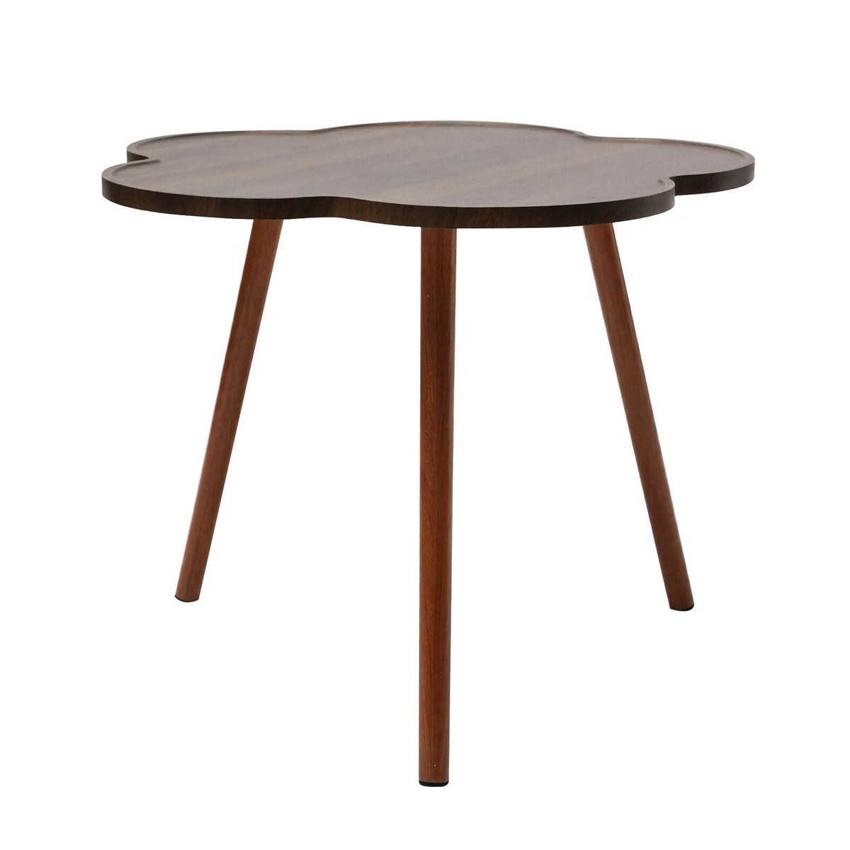 Log Color Coffee Table with Wood Legs X87193