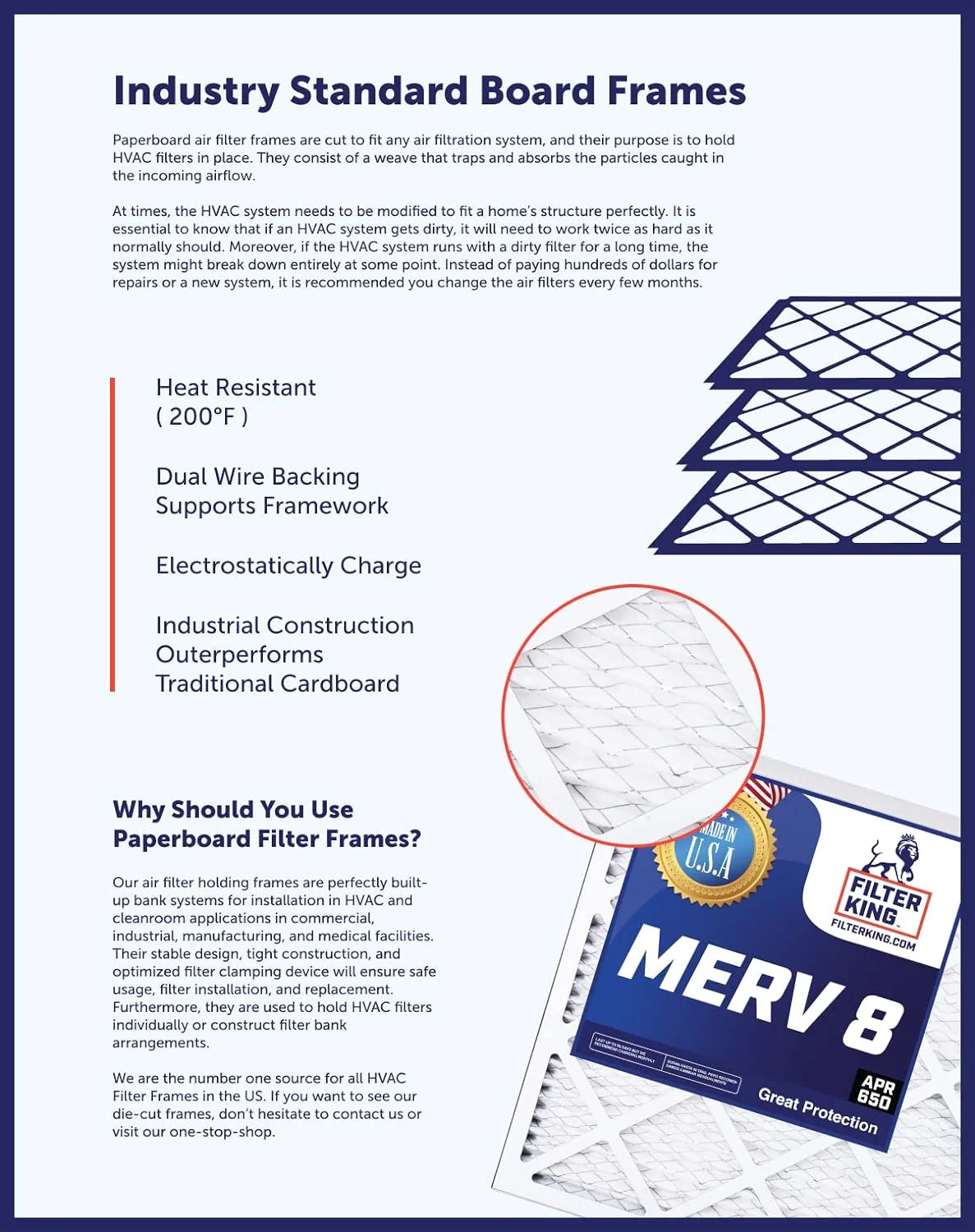 33x66x1 MERV 8 Pleated HVAC Air Filter 4-Pack P313865