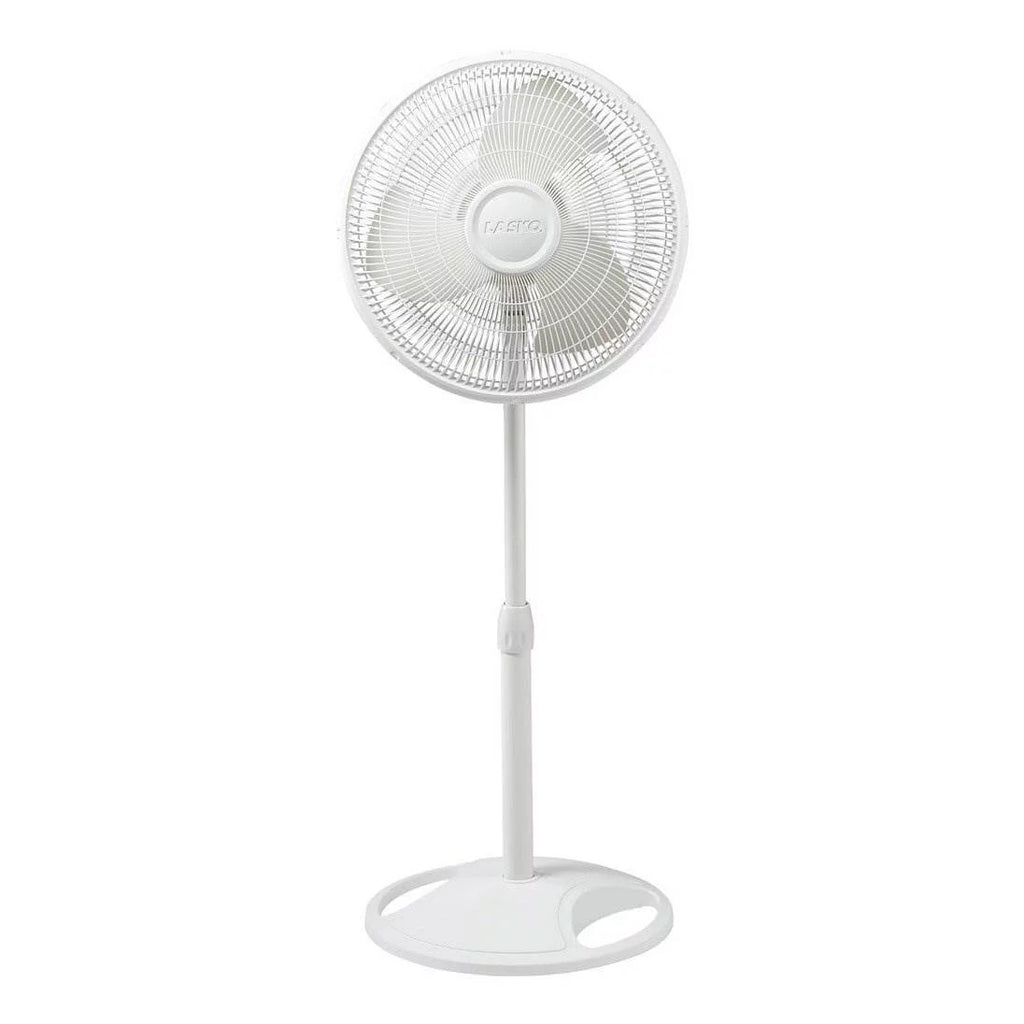 16" 3-Speed Tilting Oscillating Standing Pedestal Fan, White O4521