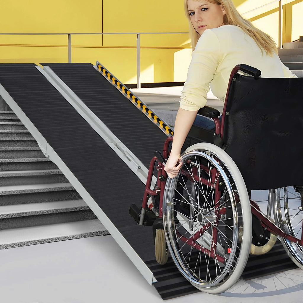 Portable Aluminum Wheelchair Ramp 6 FT V73987