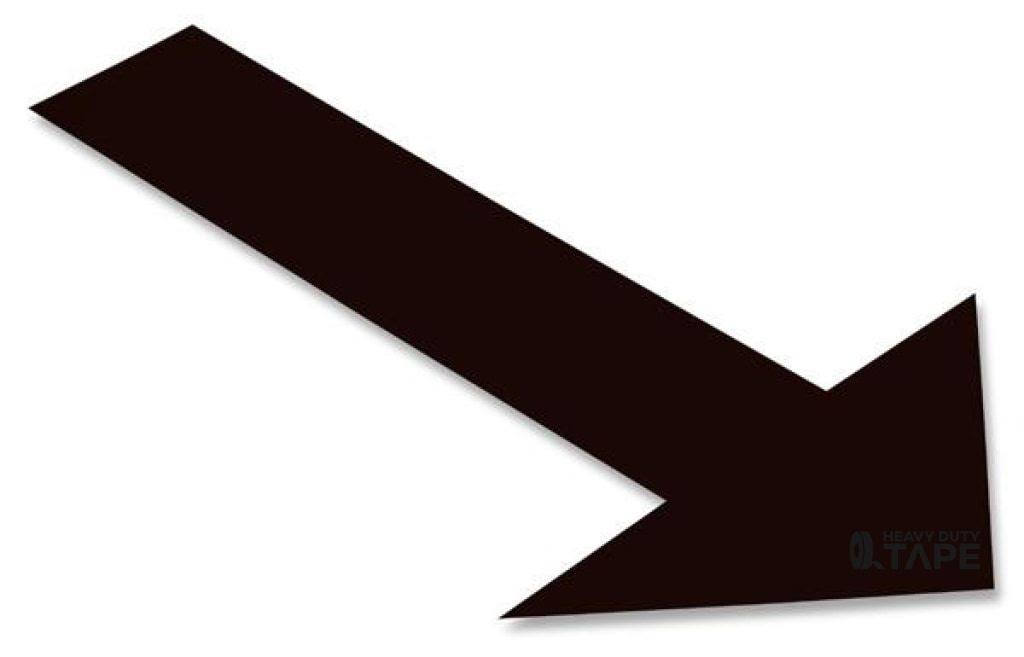 Black Arrow Floor Marking Tape Pack of 50 T634318