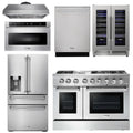 48 Dual Fuel Range, Range Hood, Refrigerator, Dishwasher, Microwave, Wine Cooler E963