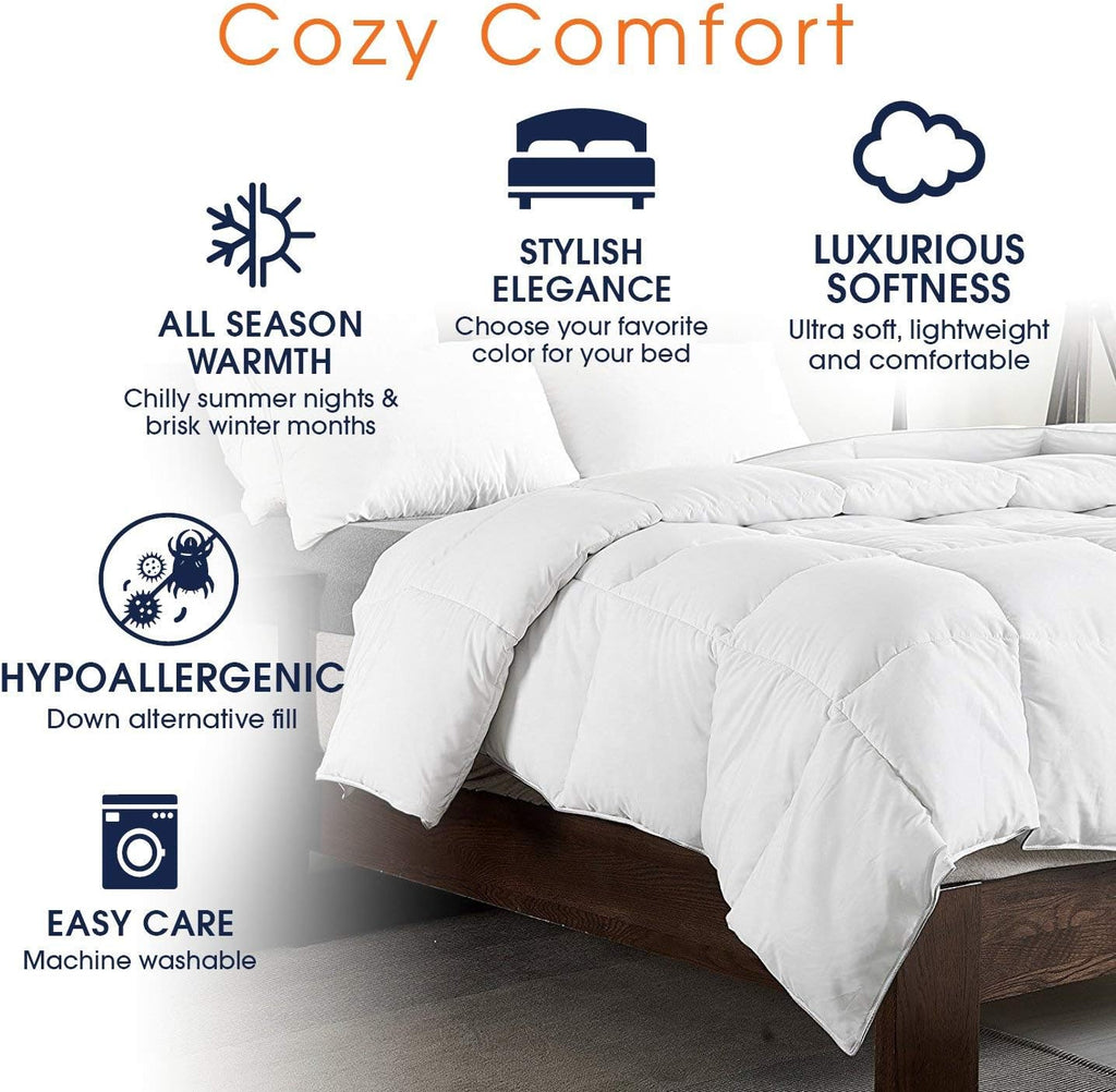King Chocolate Light Weight Down Alternative Comforter Y2402