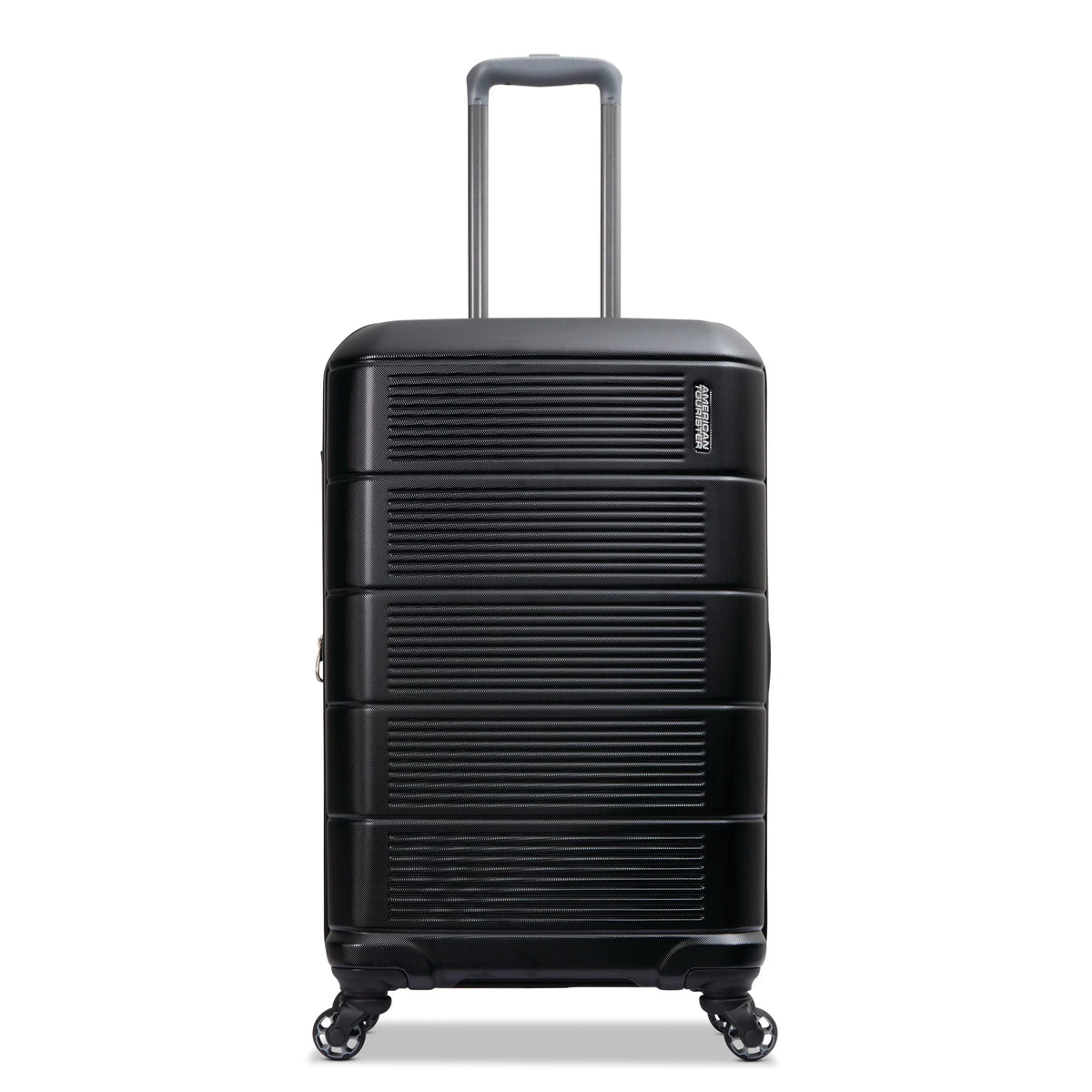 Hardside Medium Checked Spinner Luggage Jet Black V966