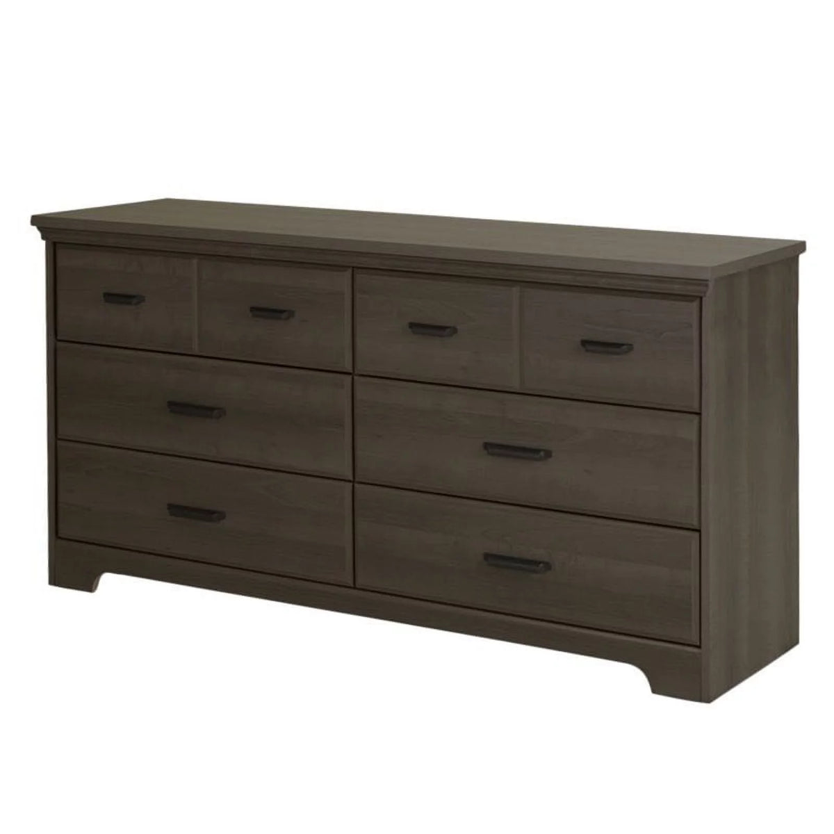 4 Piece Dresser and Nightstand Set Gray Maple A494