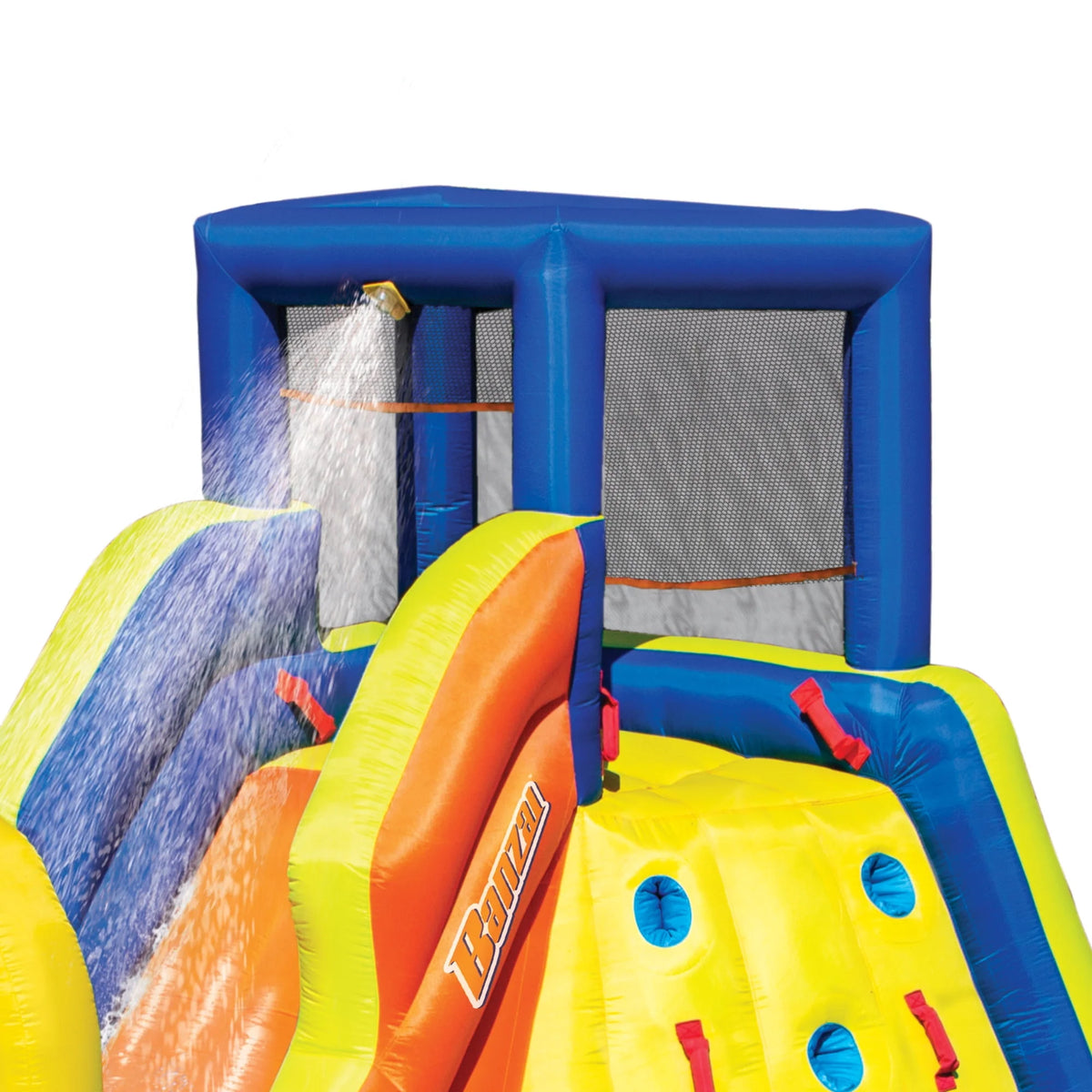 Inflatable Water Park Play Center with Water Slide & Climbing Wall M79593