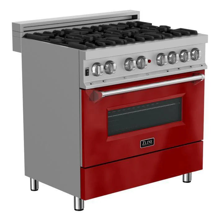 36 in. Gas Burner Electric Oven Stainless A4353