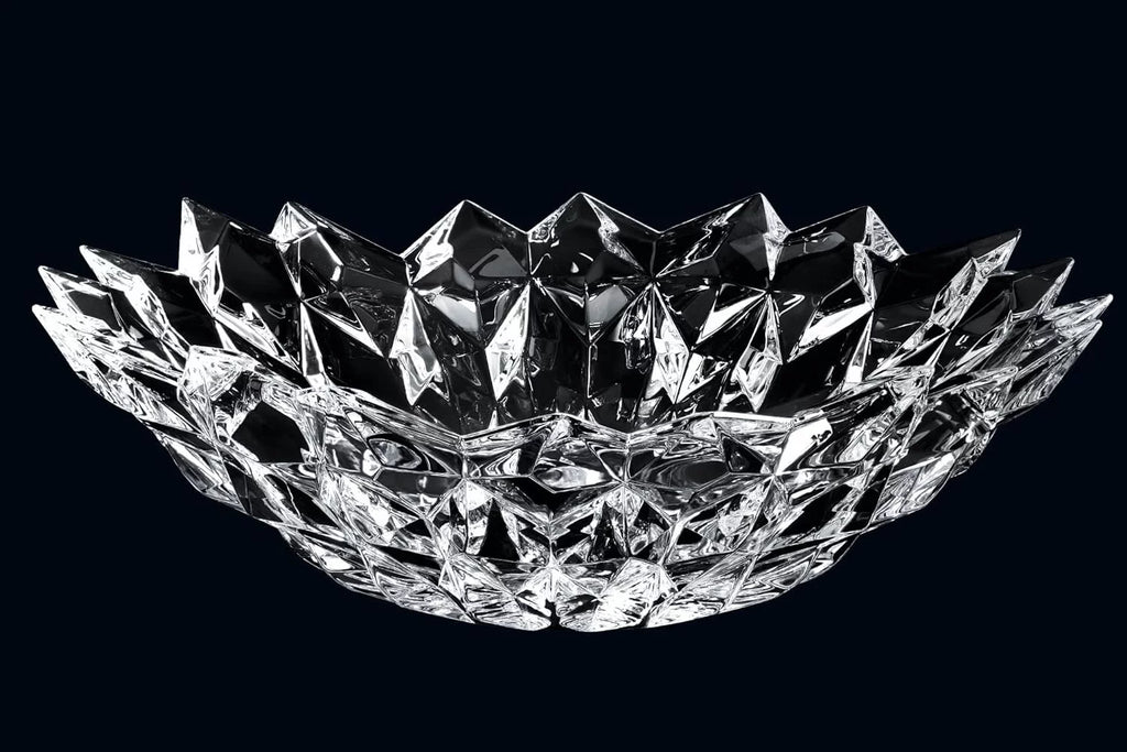 Clear 12.6 Inches Decorative Glass Bowl T9479