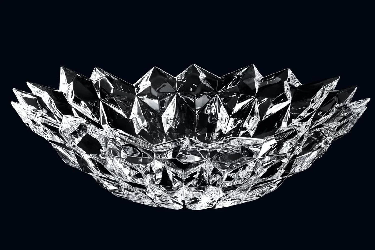 Clear 12.6 Inches Decorative Glass Bowl T9479