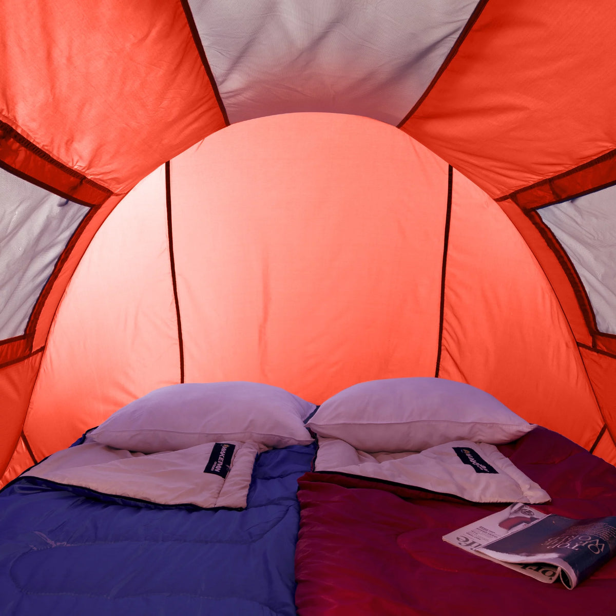 Water-Resistant 2-Person Pop-up Tent (Blue) O249506