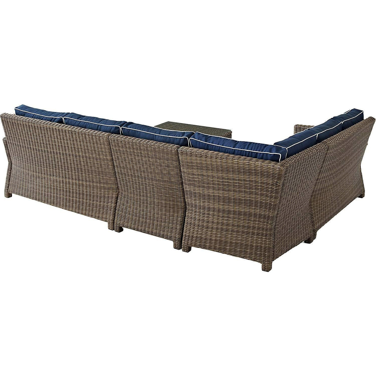 5Pc Outdoor Wicker Sectional Set F589
