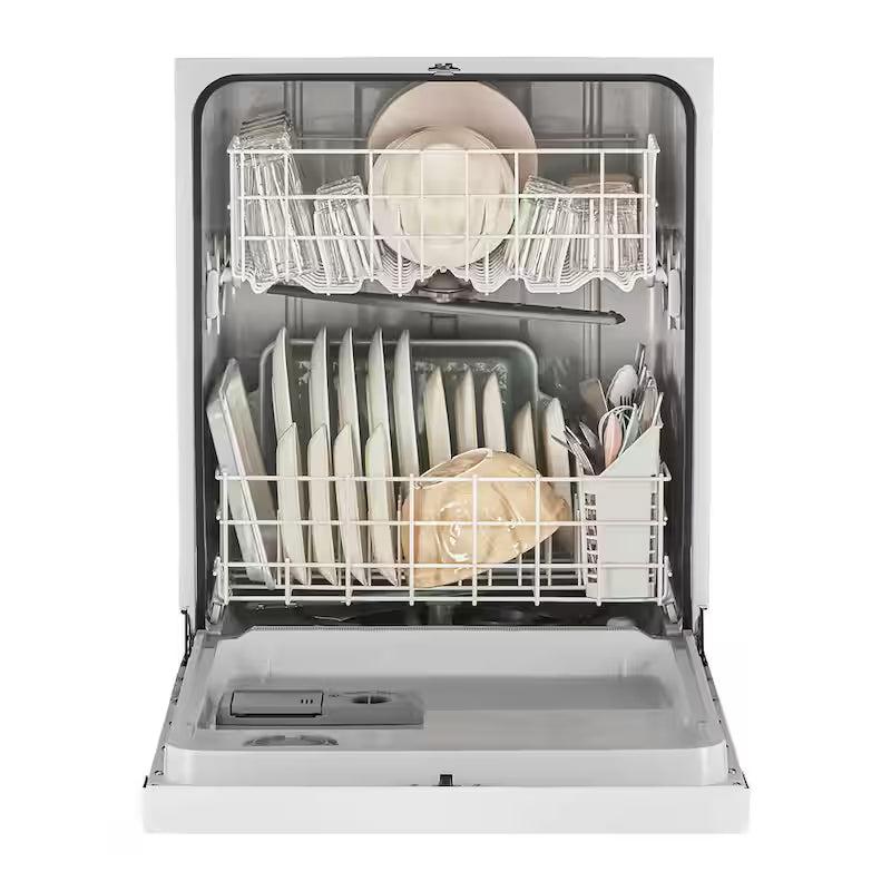 White 24 in. Built-In Tall Tub Dishwasher with 4-Cycles X5422