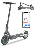 Electric Scooter with 10 Solid Tires, 500W Motor, Folding, Gray L971294
