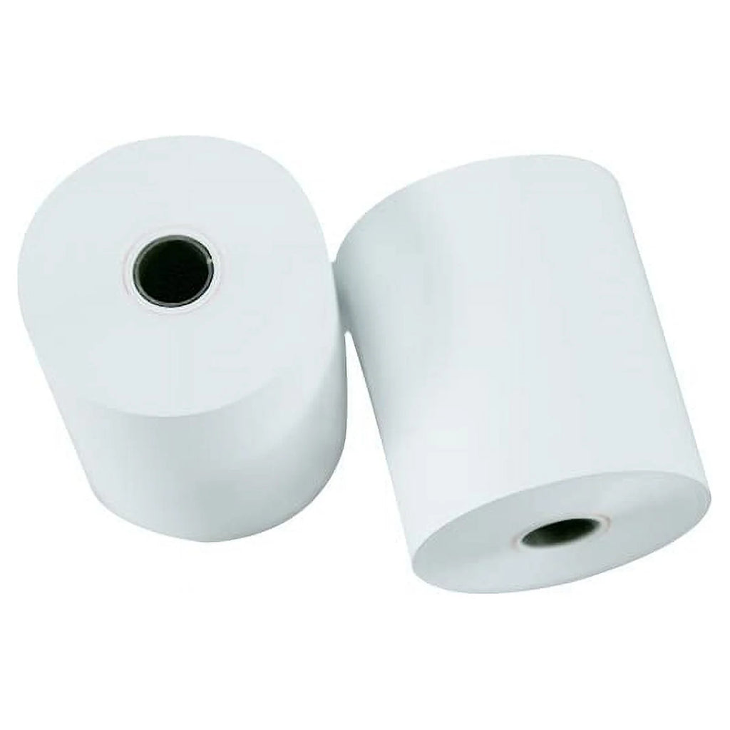 3" X 165' One Ply Bond Receipt Paper Rolls Pack of 50 H1506