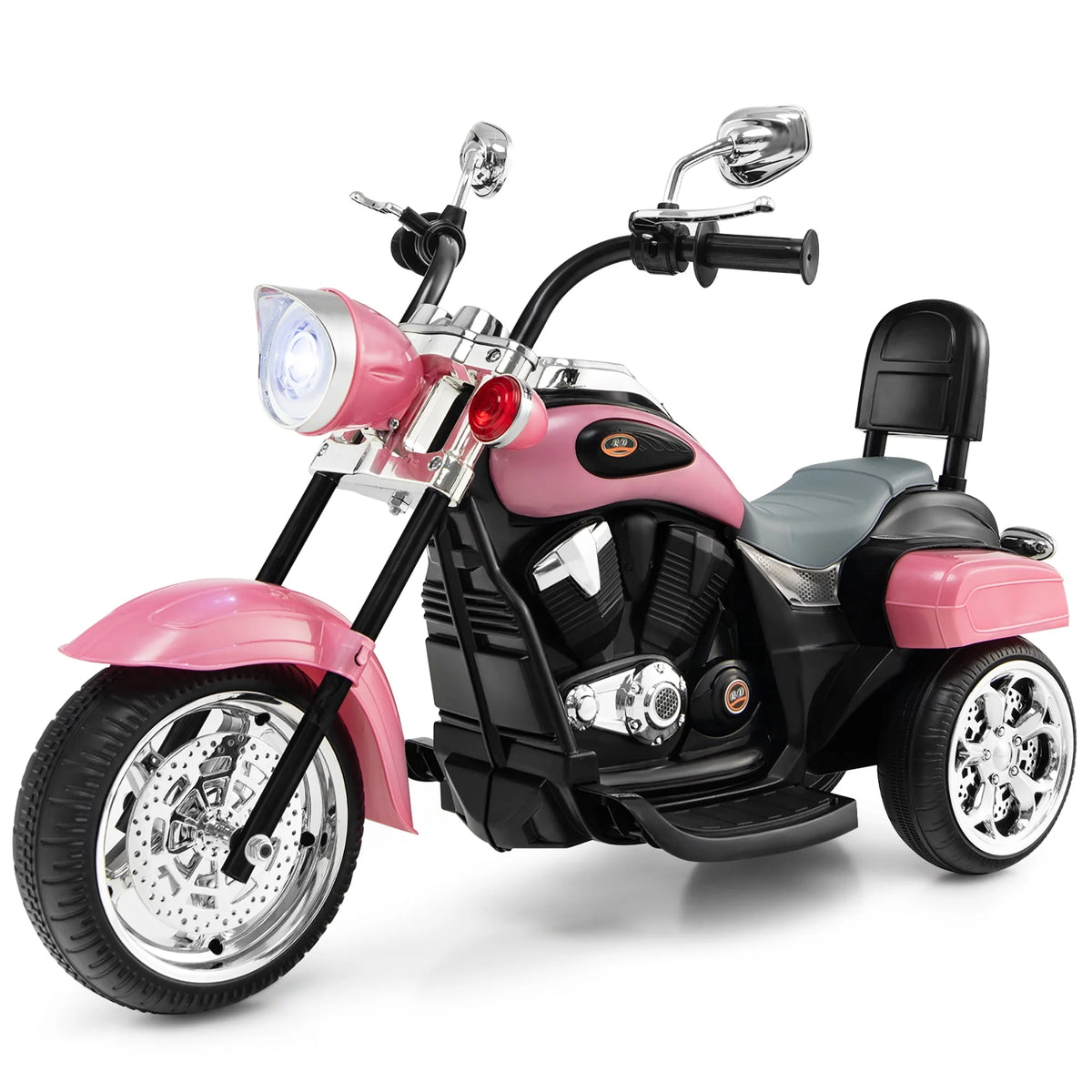 3 Wheel Kids Ride On Motorcycle 6V Battery Powered White B703