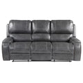 Manual Recliner Sofa Grey A83058