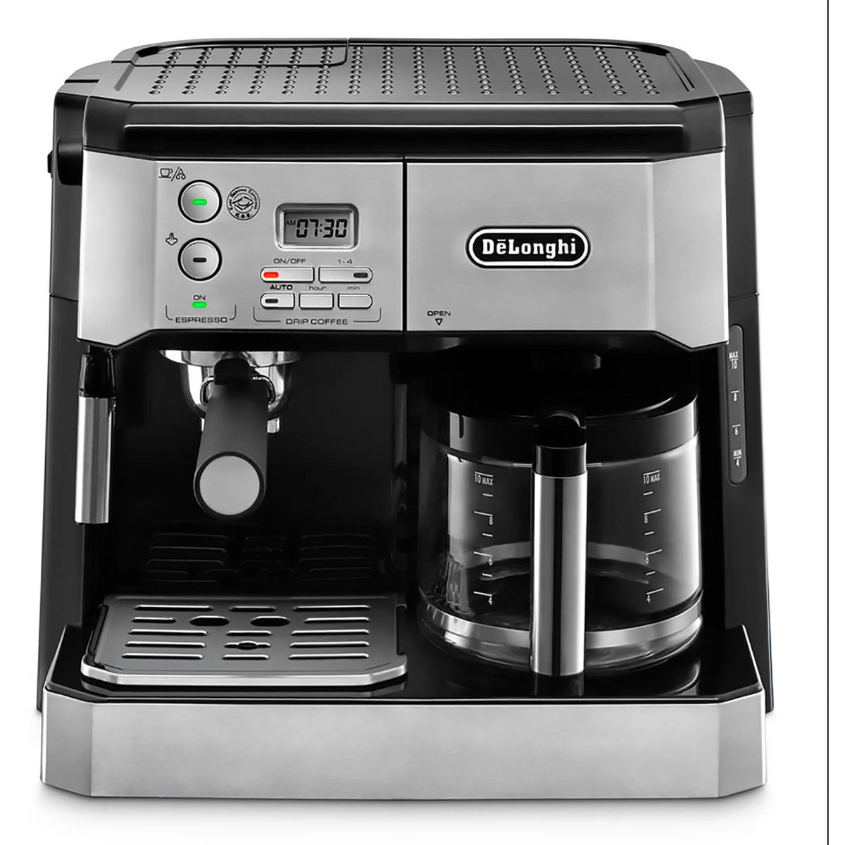 Black Silver Combi Coffee Machine Q30900
