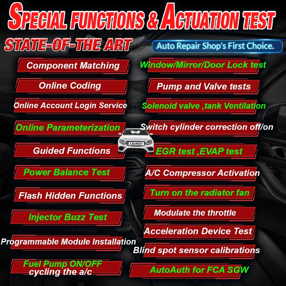 Bidirectional Full System Automotive Diagnostic Scanner N637