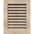 Unfinished Functional Vertical Gable Vent I117