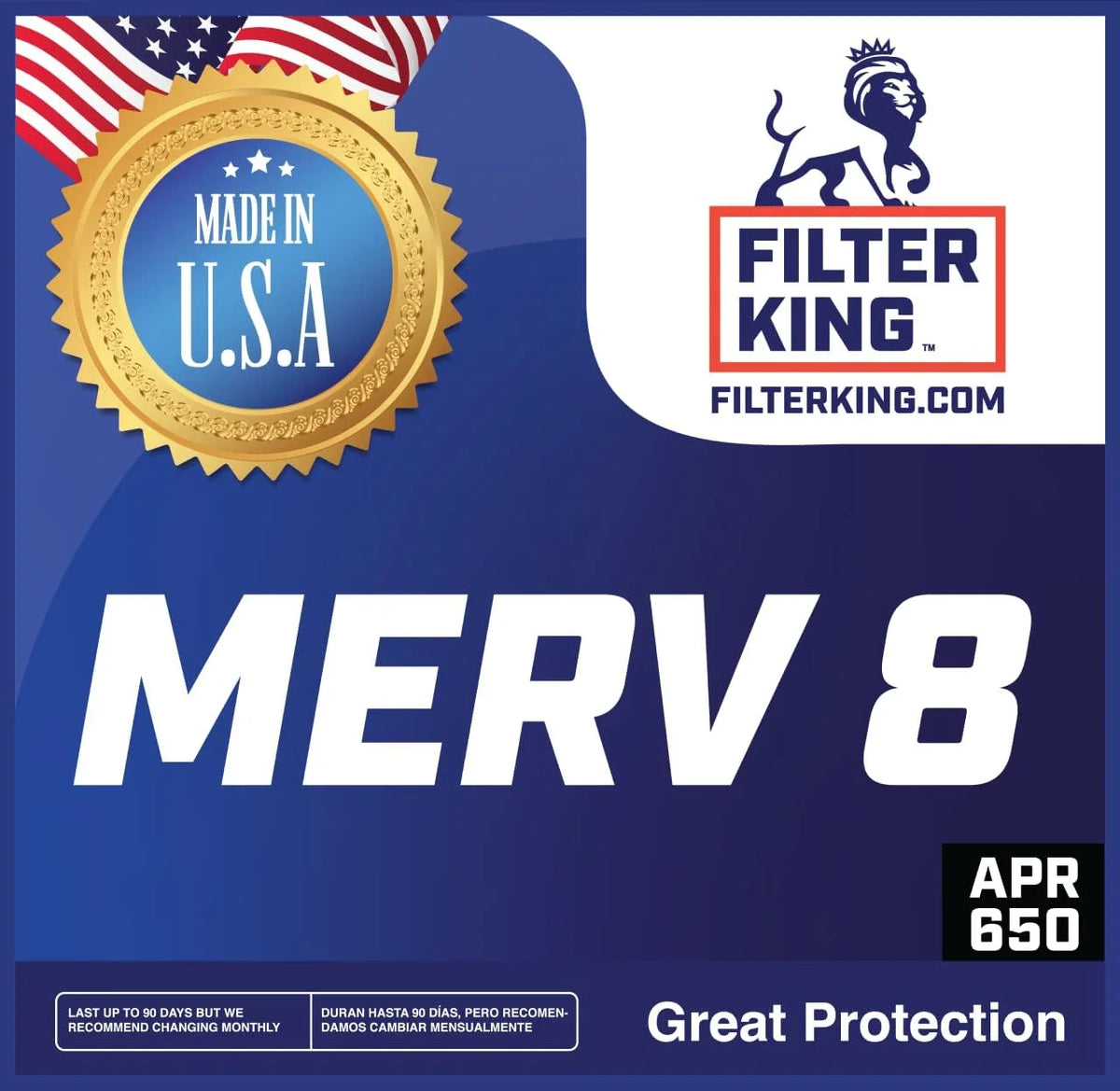 33x66x1 MERV 8 Pleated HVAC Air Filter 4-Pack P313865