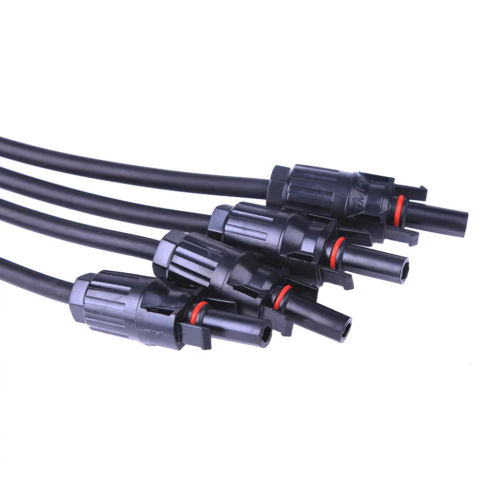 Y Type 1 to 4 MC4 Solar Panel Cable Connectors 30A H787