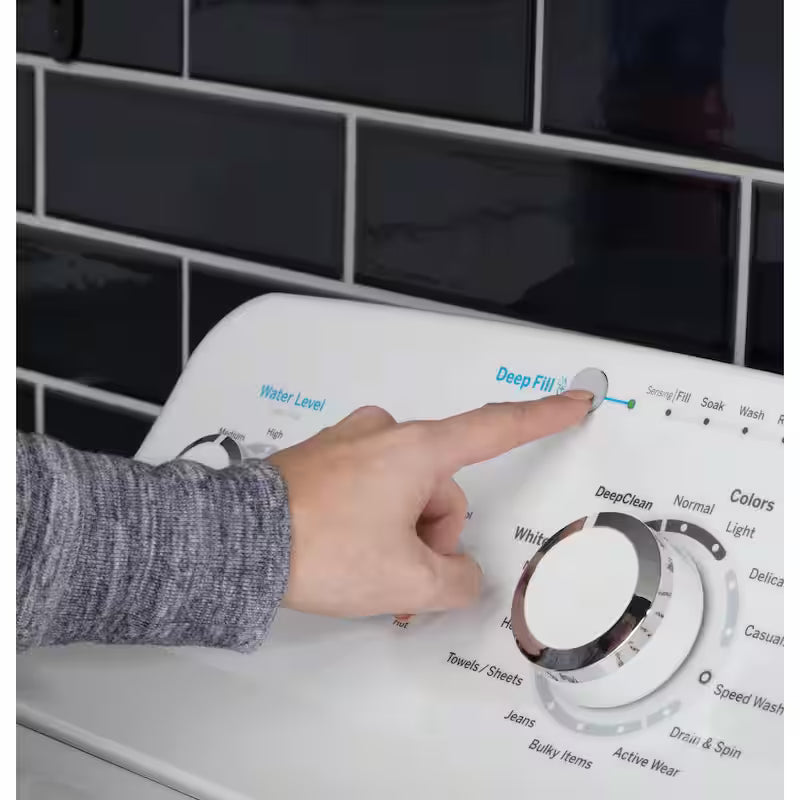 Top Load Washer with Deep Fill in White Y3498