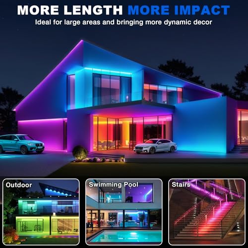 16.4FT RGB LED Rope Lights F769
