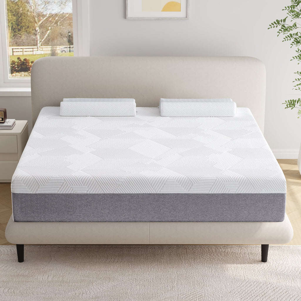 King Size 12" Memory Foam Medium Firm Mattress L5124