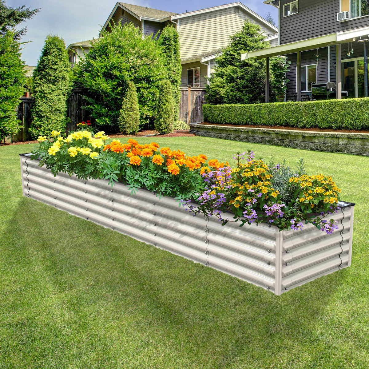 17 Tall Rectangle Raised Garden Bed P829