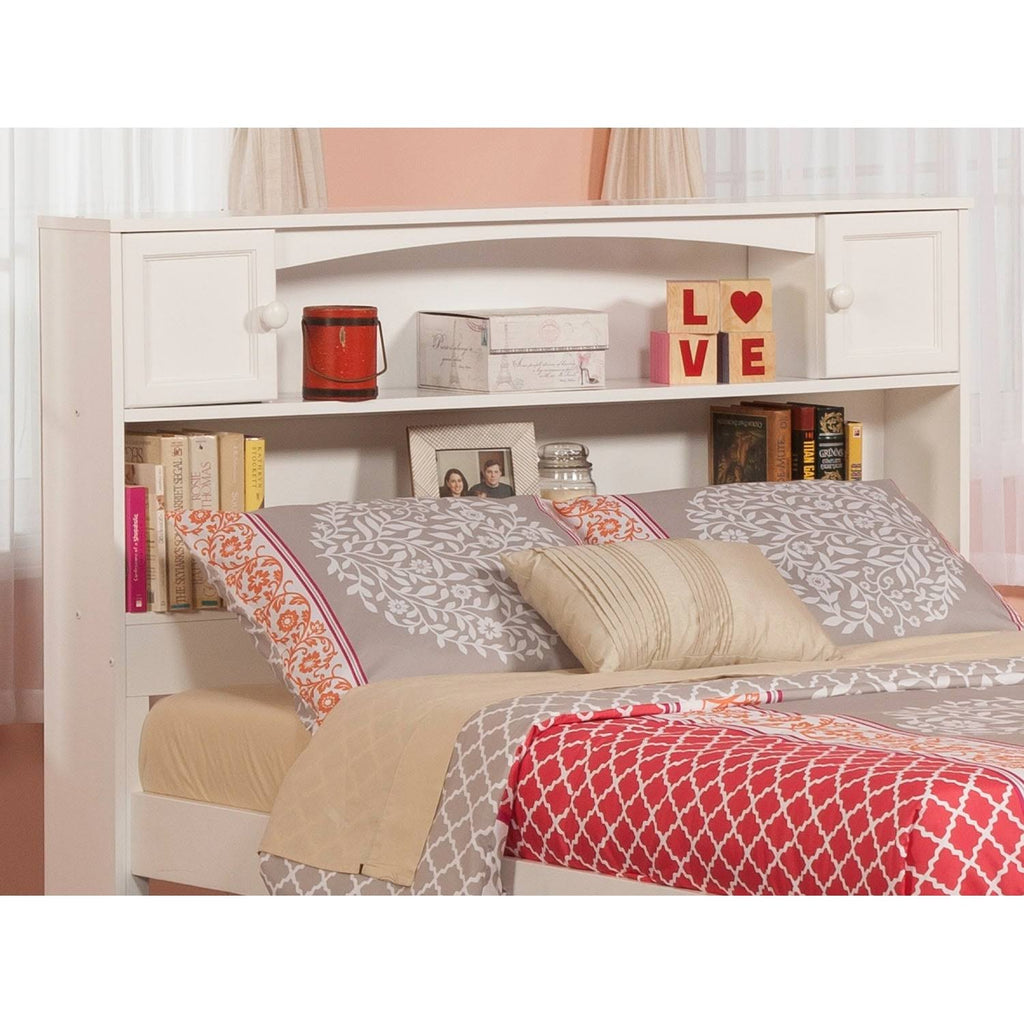 Twin Espresso Bookcase Headboard P38455