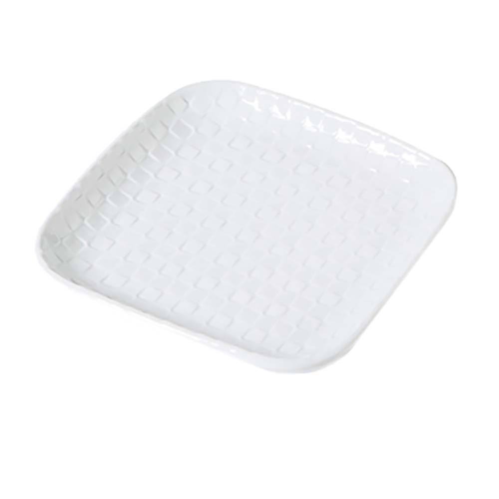 White Square Melamine Plate P826