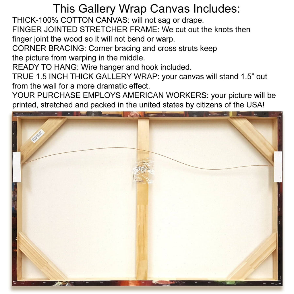 Golden Birch II with Blue Sky Giclee on Gallery Wrap Canvas X5211
