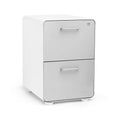 White Light Gray 2-Drawer File Cabinet C518