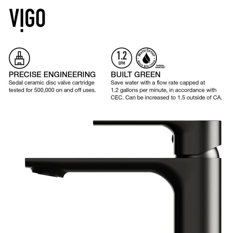 Single Handle Bathroom Faucet in Matte Black A894482