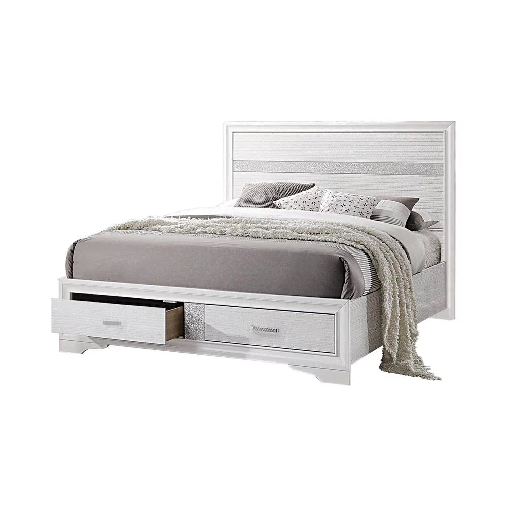 White Queen Storage Bed M40721