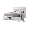 White Queen Storage Bed M40721
