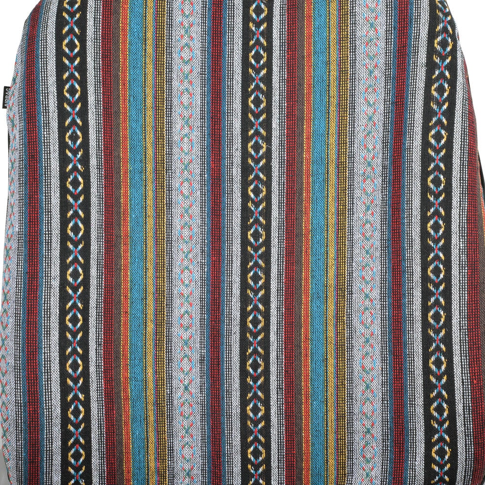 Striped Heavy Duty Woven Car Seat Covers Full Set 9pc X444