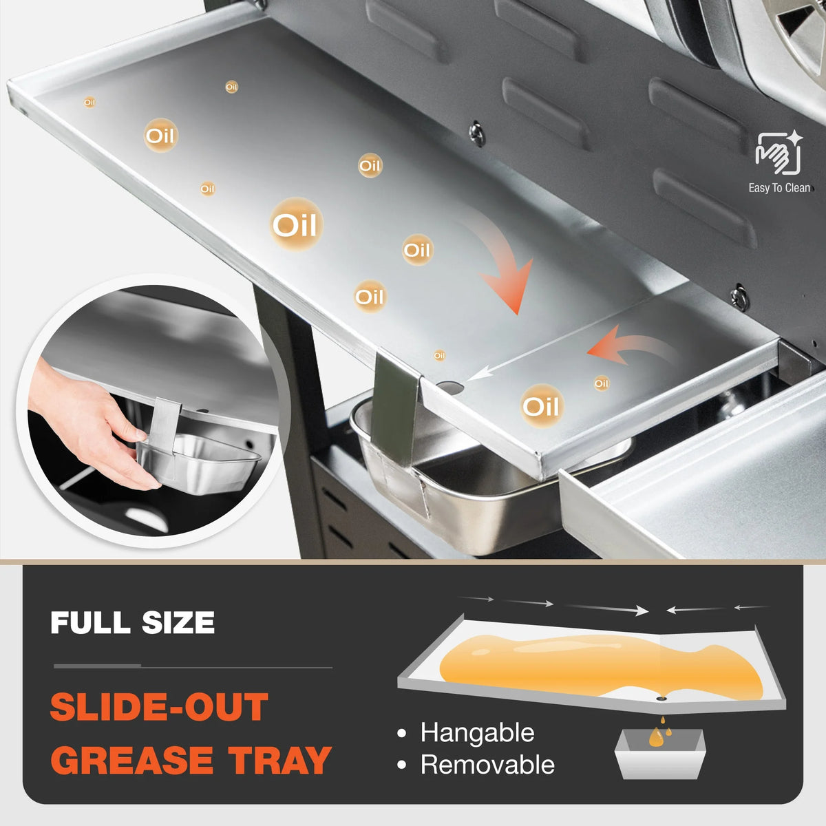 Dual Fuel Gas and Charcoal Grill Combo with Side Burner O45797