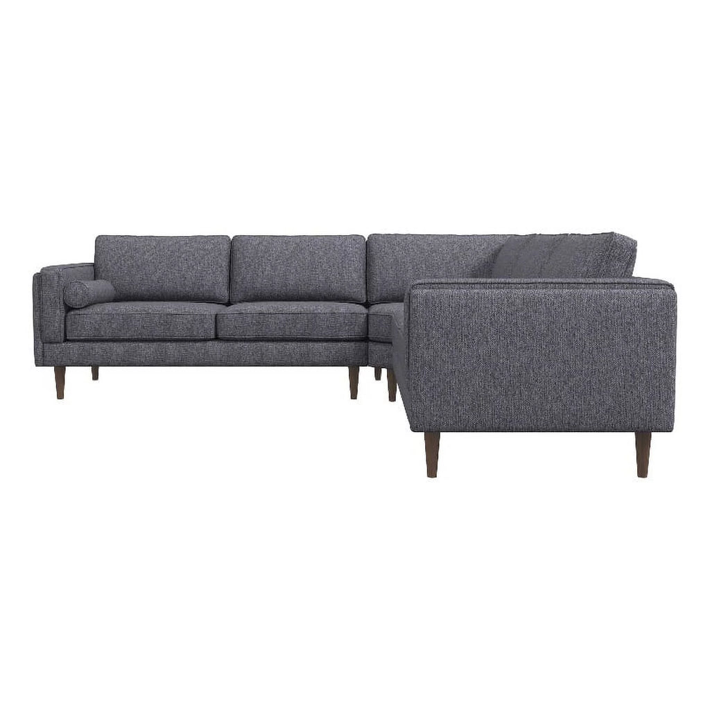 Dark Gray Fabric Corner Sofa J1771