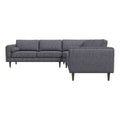 Dark Gray Fabric Corner Sofa J1771