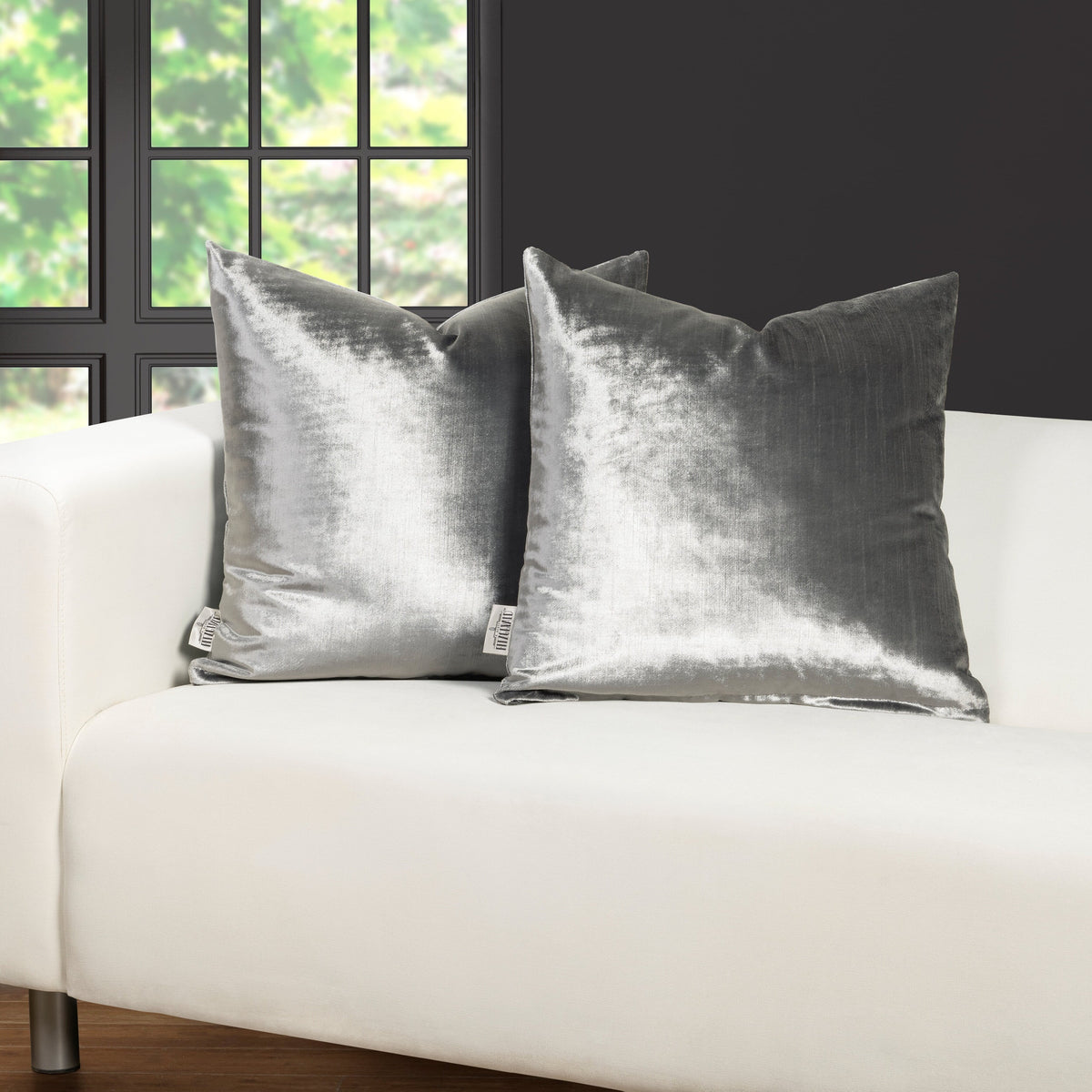 Sterling Silver Throw Pillow 30" x 30" F8292