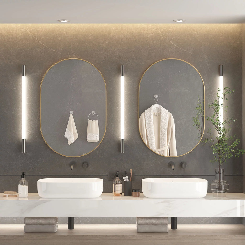 2 Pieces Oval Mirror B155898