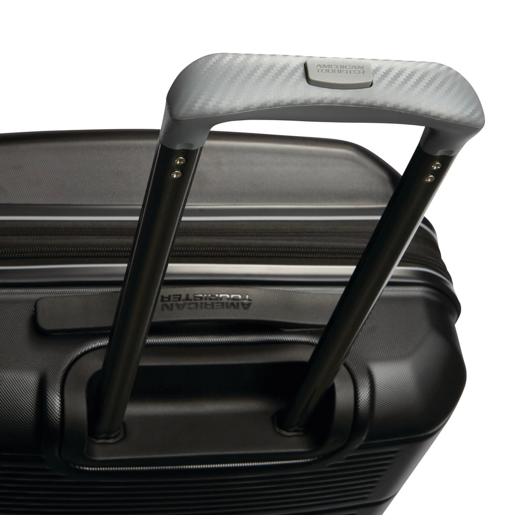 Hardside Medium Checked Spinner Luggage Jet Black V966
