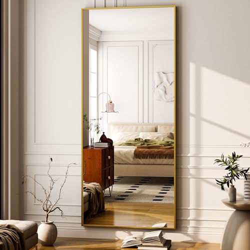 76"x34" Full Length Rectangle Mirror Black N630593