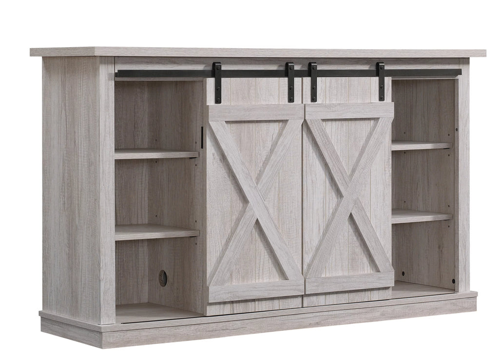 White Oak TV Stand Y621286
