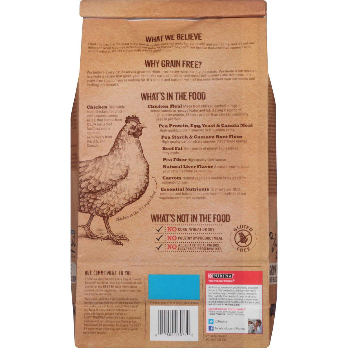 Grain Free White Meat Chicken & Egg Recipe Dry Cat Food Y268980