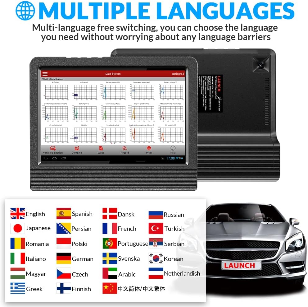 Bidirectional Full System Automotive Diagnostic Scanner N637